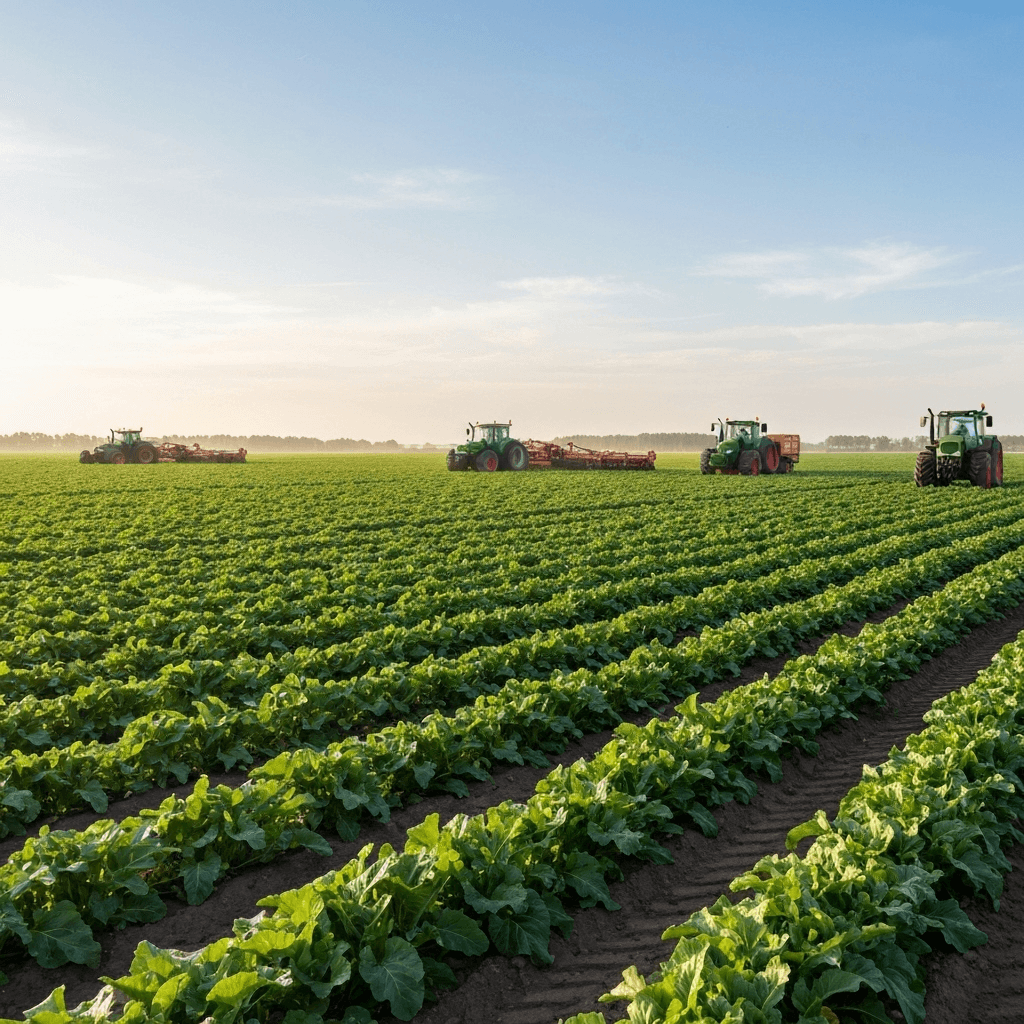 Commercial agriculture with VITAL PLUS professional fertilizers